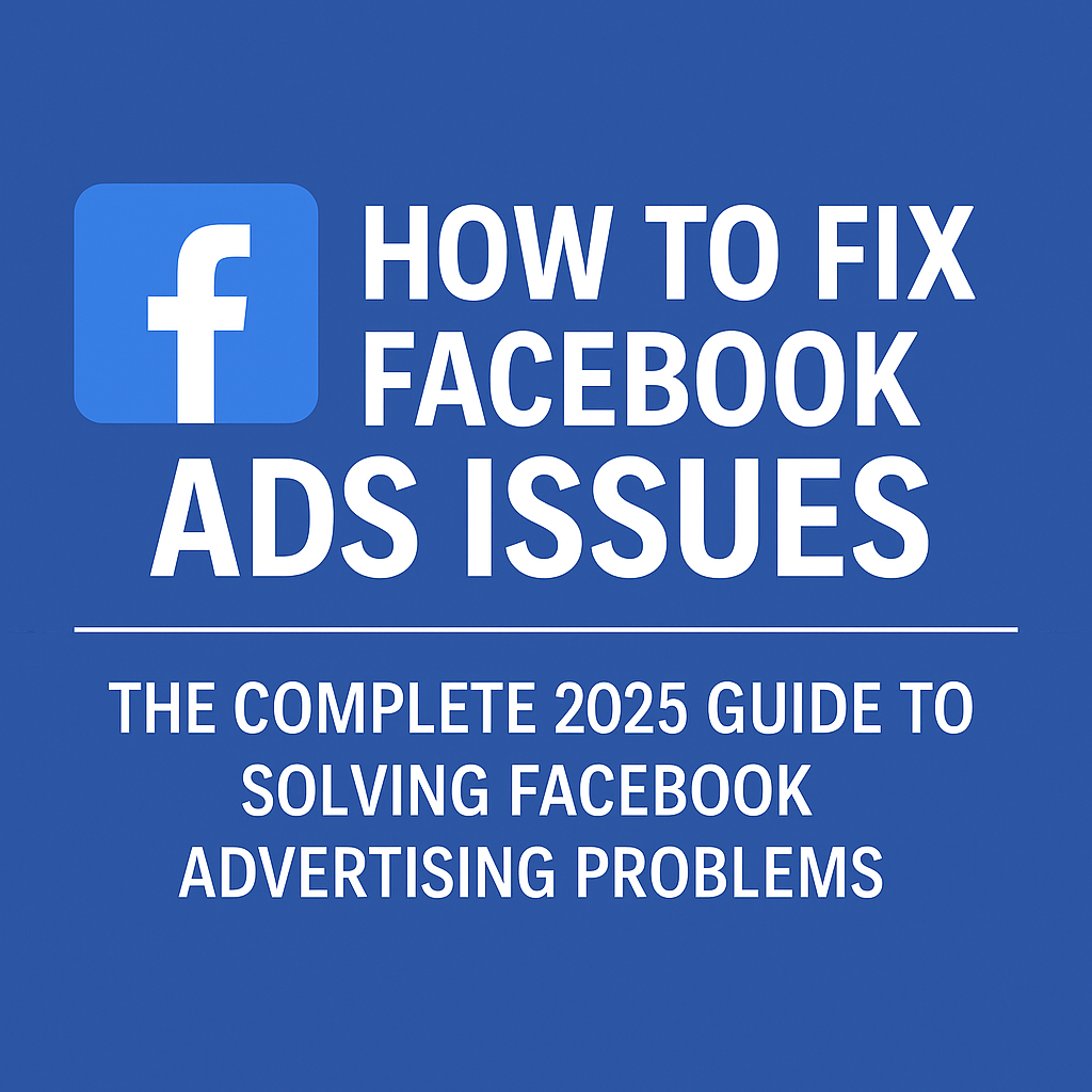 How to fix Facebook ads Issues
